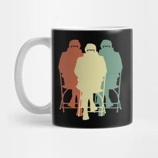 Funny Bernie Sanders Mittens Meme Silhouette Mug